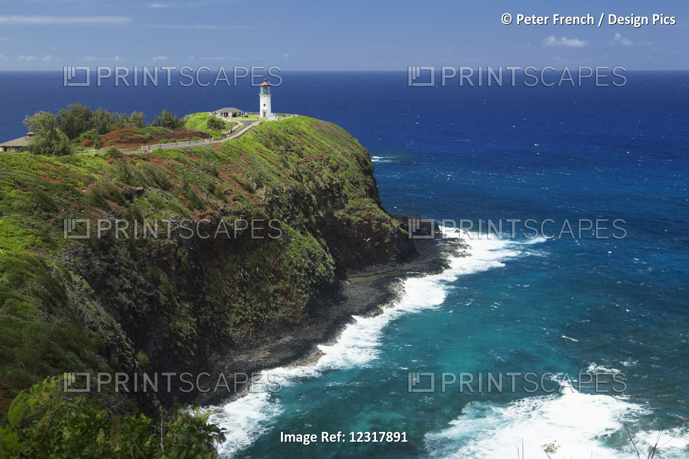 Kilauea Lighthouse, Kilauea Point National Wildlife Refuge; Kauai, Hawaii, ...