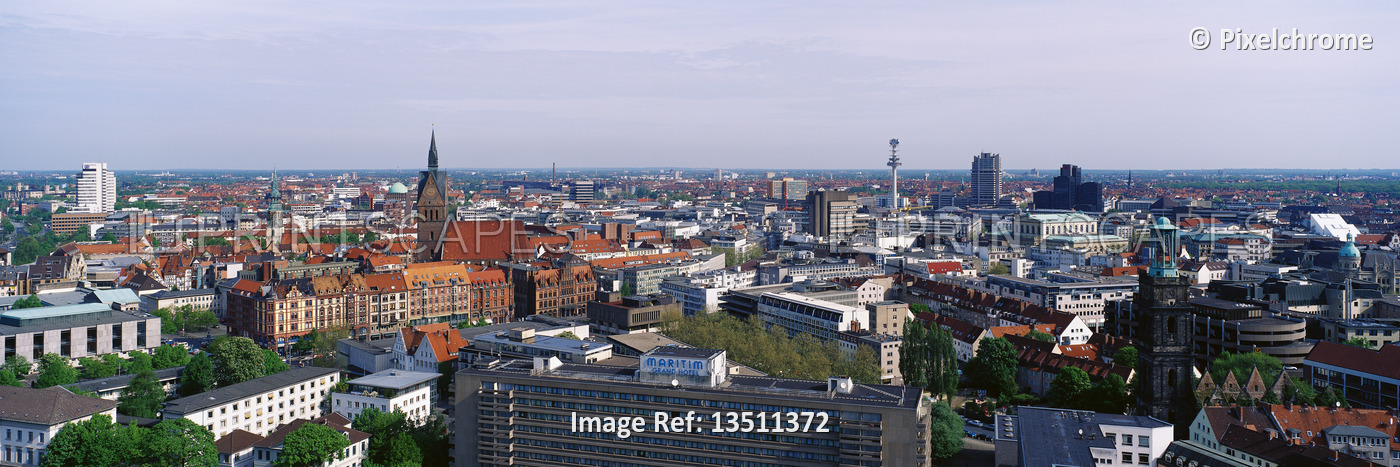 
Overview of Hannover from New
City Hall, Hannover, Germany


