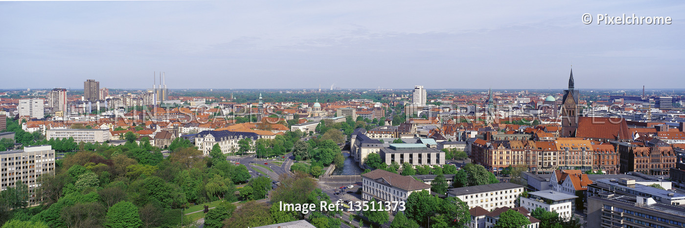 
Overview of Hannover from New
City Hall, Hannover, Germany


